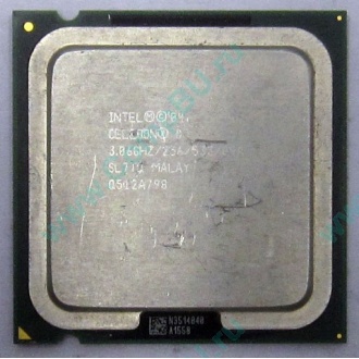 Процессор Intel Celeron D 345J (3.06GHz /256kb /533MHz) SL7TQ s.775 (Псков)