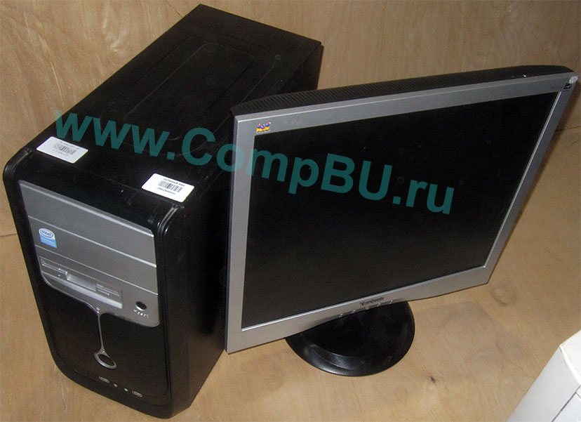 Комплект: двухядерный системный блок с 4Гб памяти и 19 дюймов ЖК монитор (Псков)